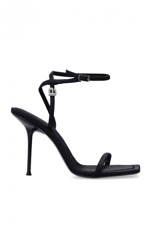 サンダル・ミュール Alexander Wang Sandalo Julie Alexander Wang Julie Tubular 105MM Crystal-Embellished